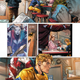 Harley finding Booster in a diner.
